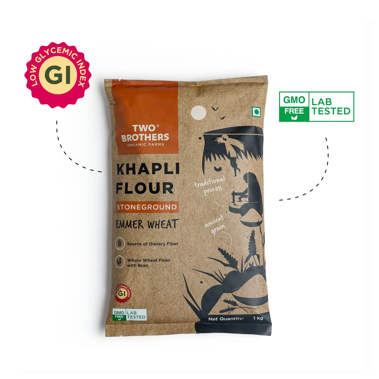 10kg Khapli Atta + 500ml A2 Ghee - Image 26