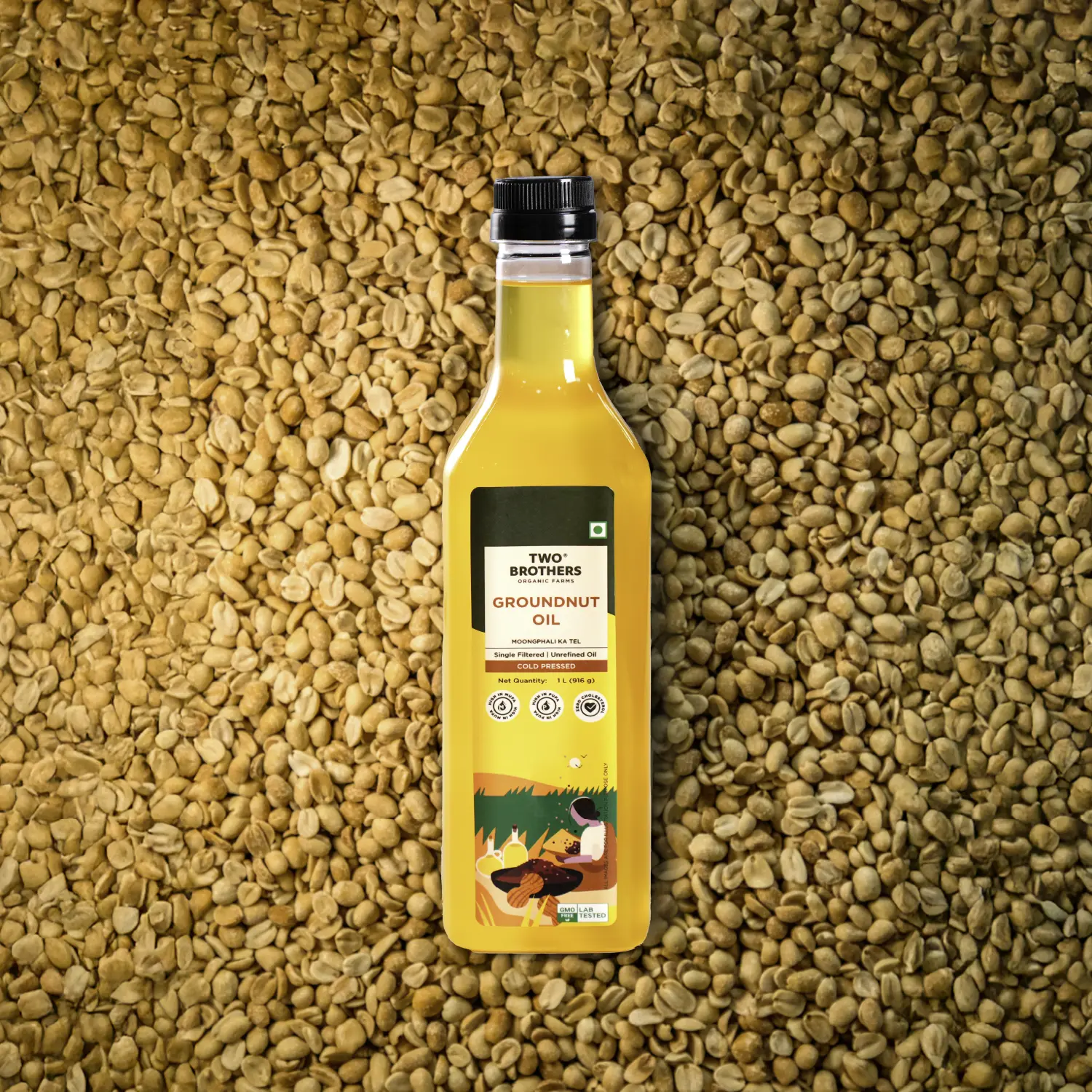 10kg Khapli Atta + Groundnut Oil 1L - Image 4