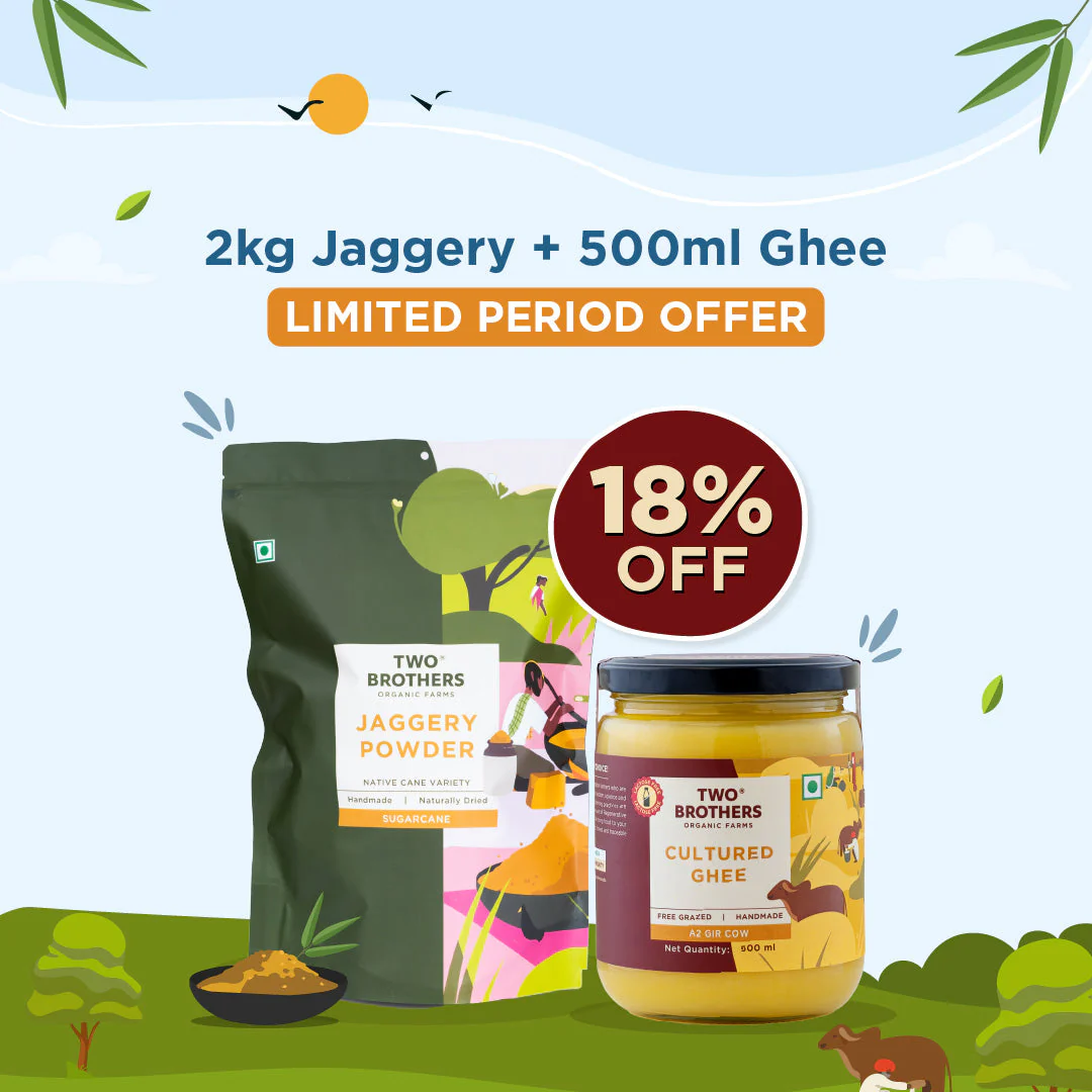 500ml A2 Cow Ghee + Sugarcane Jaggery Crushed Granular - Image 20