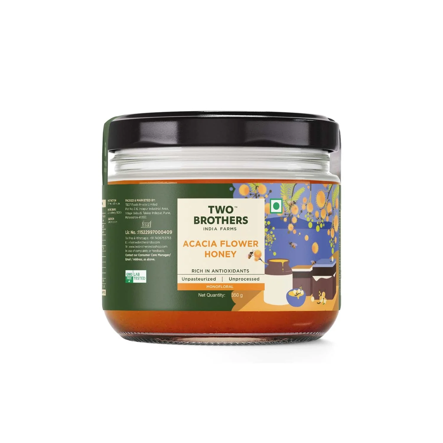 Acacia Honey, Raw Mono-floral Unfiltered - Image 2