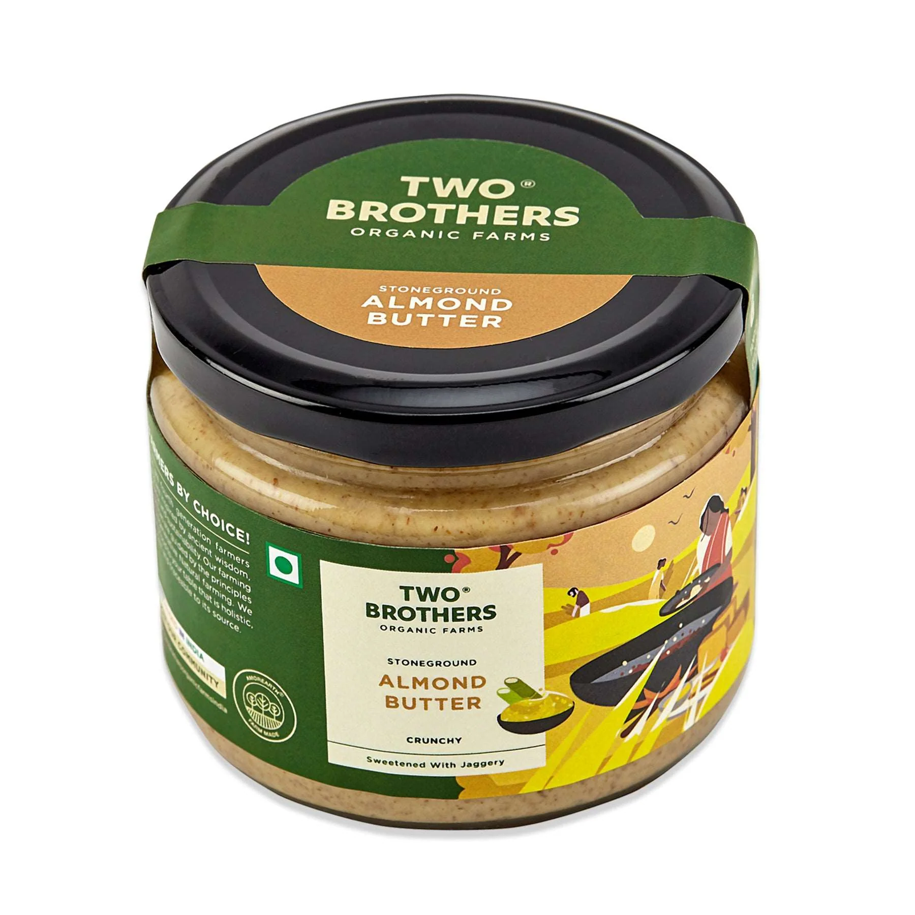 Almond Butter with Jaggery, Crunchy 300g - Image 4