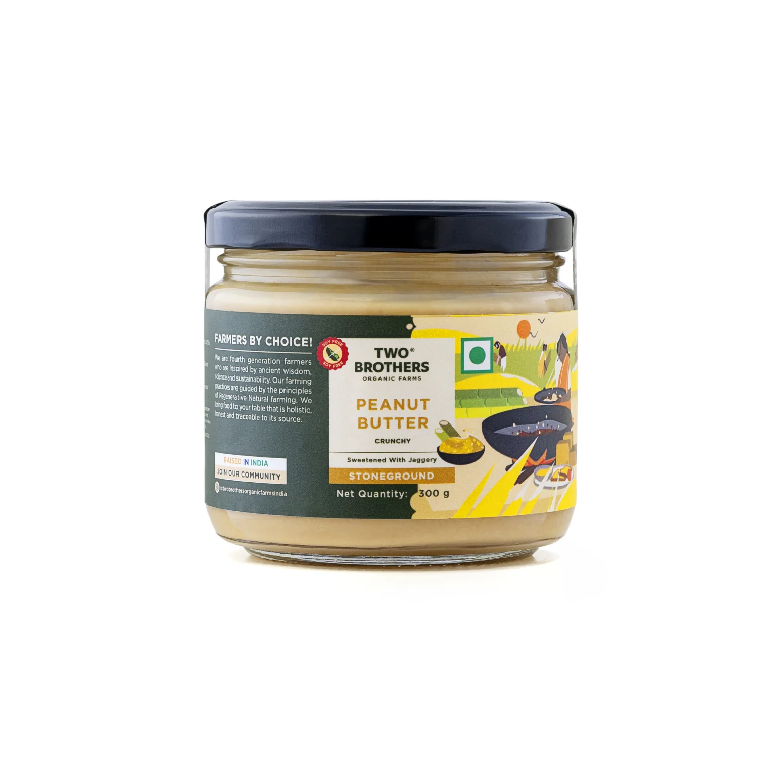 Peanut Butter, Crunchy with Jaggery, Stoneground - Image 10