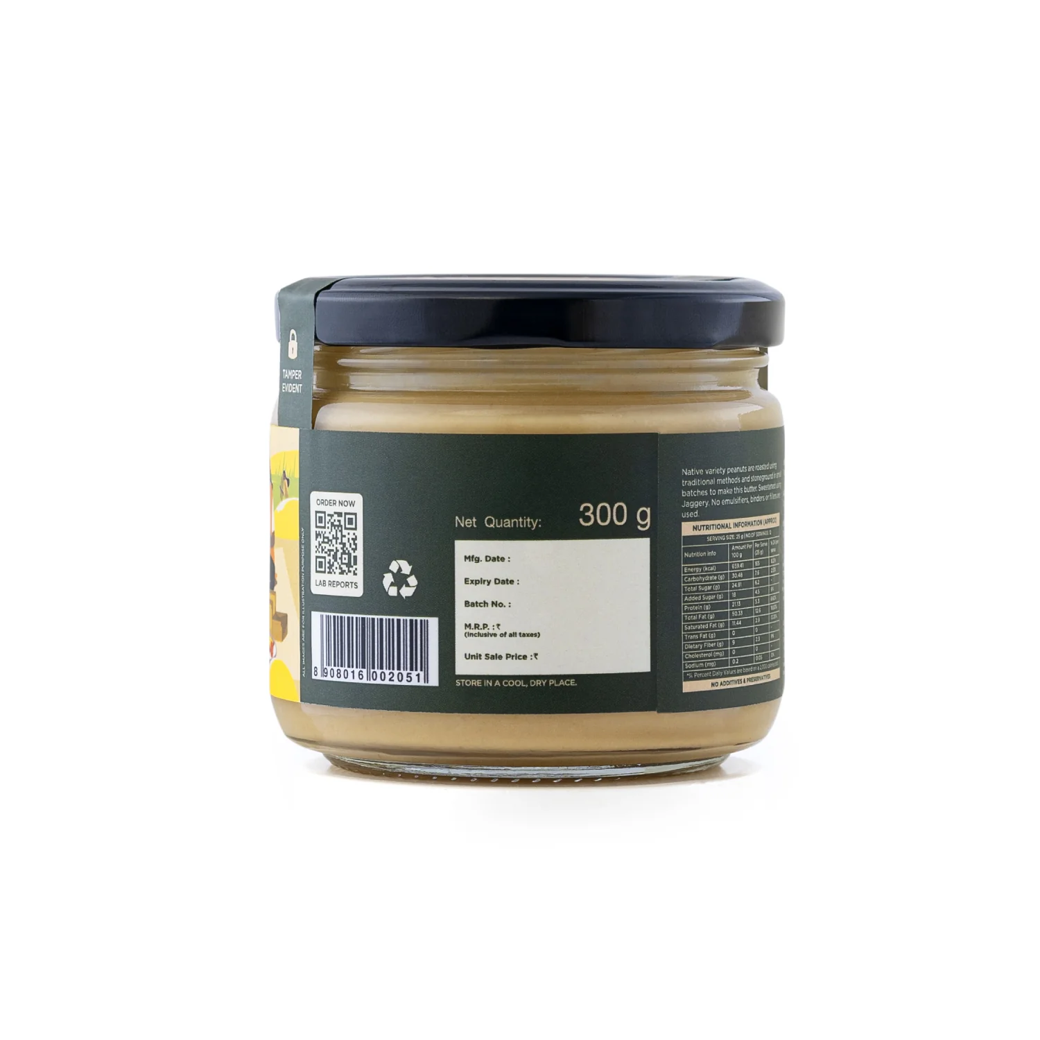 Peanut Butter, Crunchy with Jaggery, Stoneground - Image 12
