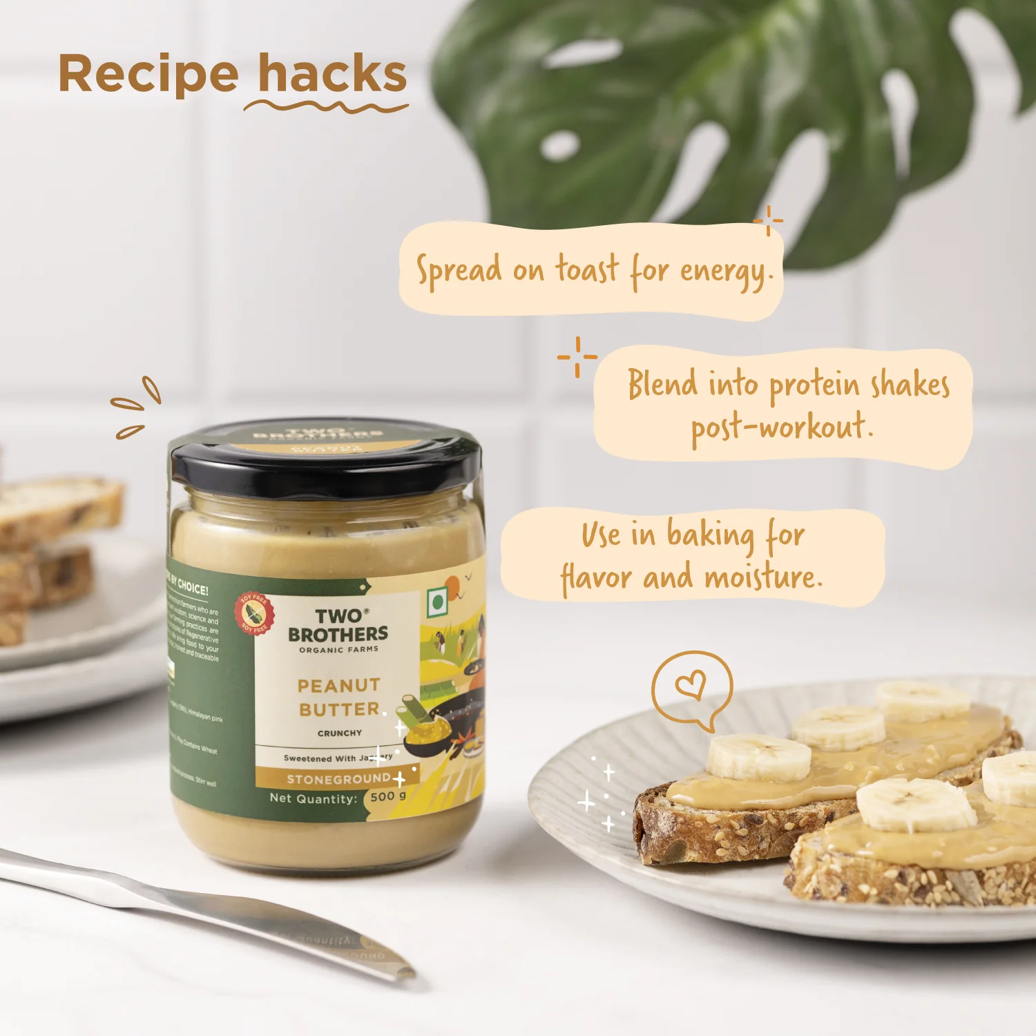 Peanut Butter, Crunchy with Jaggery, Stoneground - Image 5