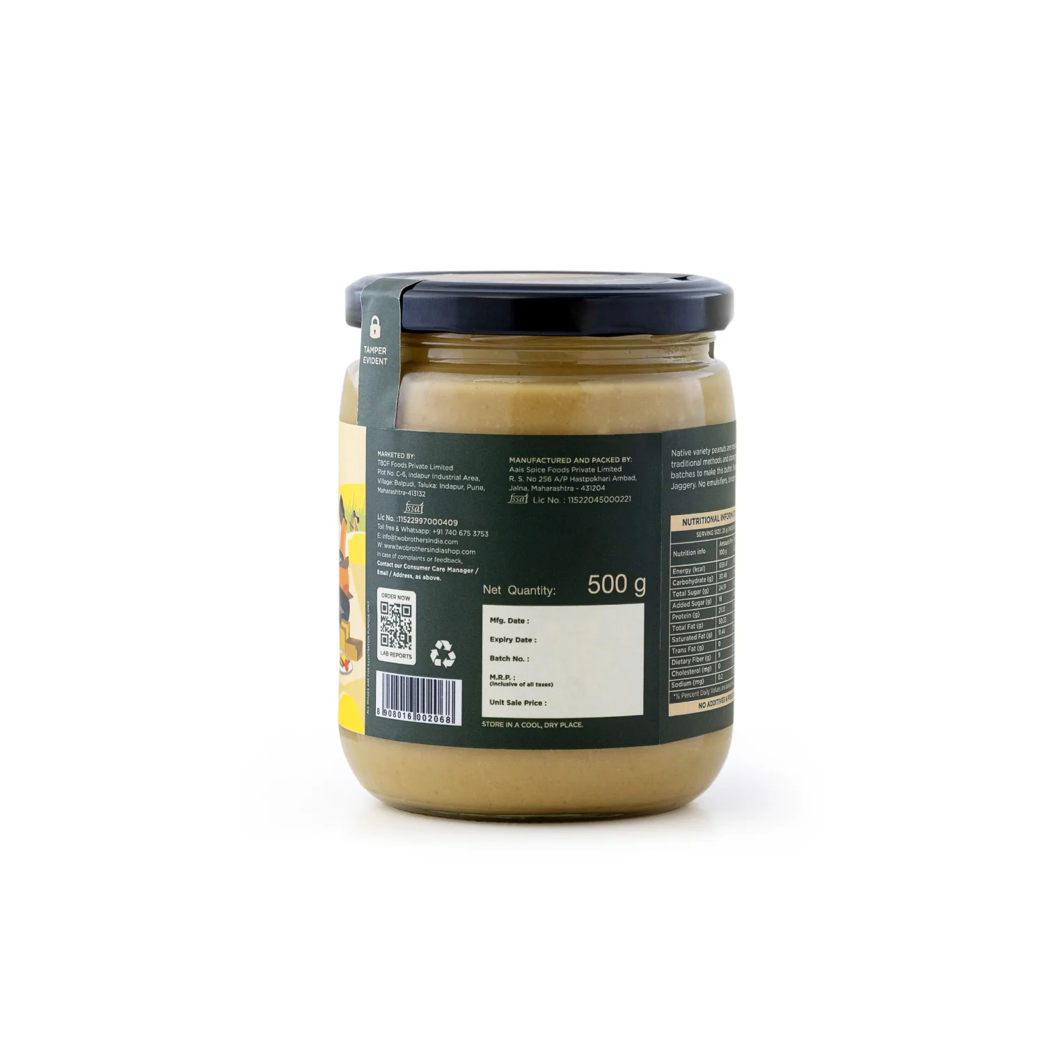 Peanut Butter, Crunchy with Jaggery, Stoneground - Image 9