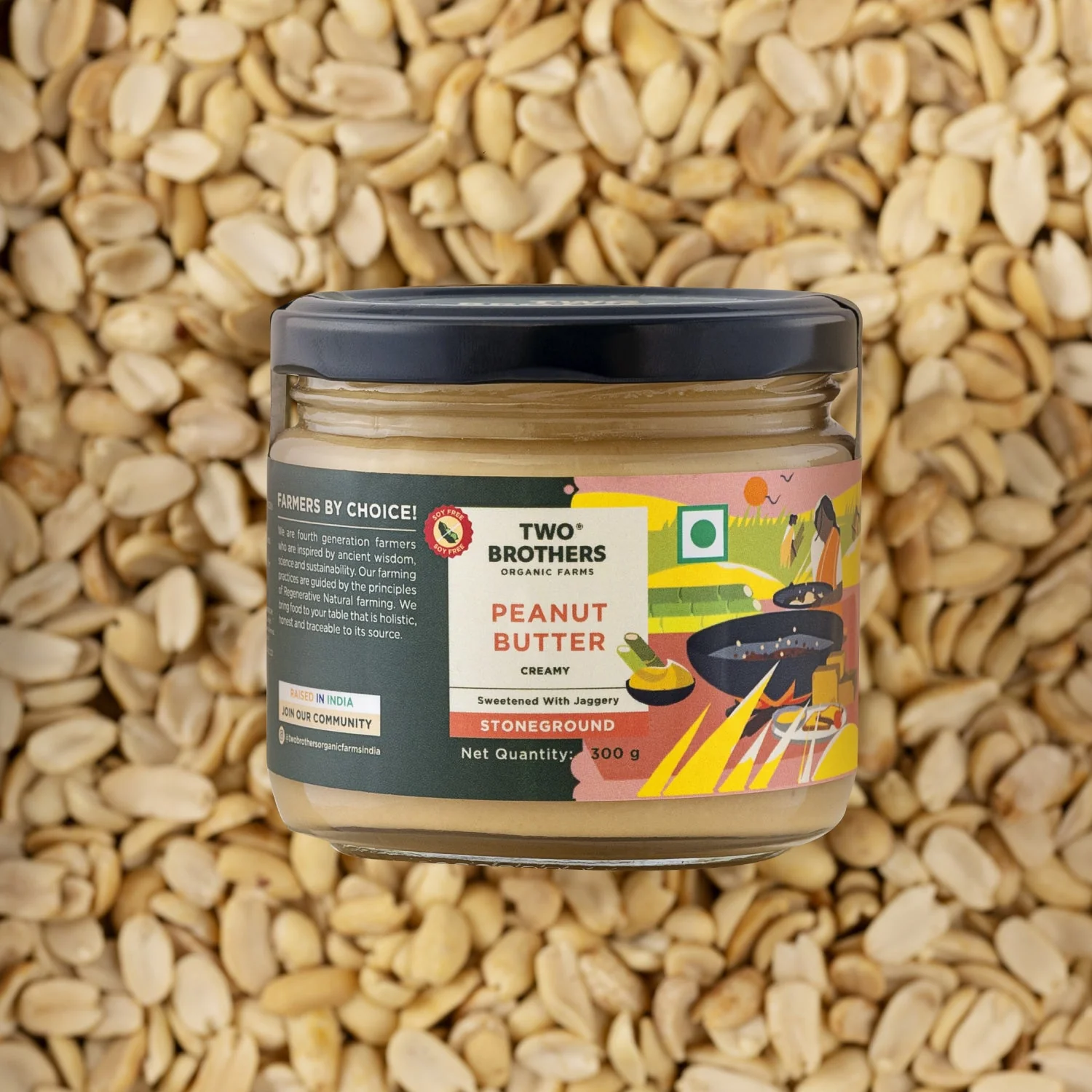 Peanut Butter, Creamy with Jaggery, Stoneground - Image 10