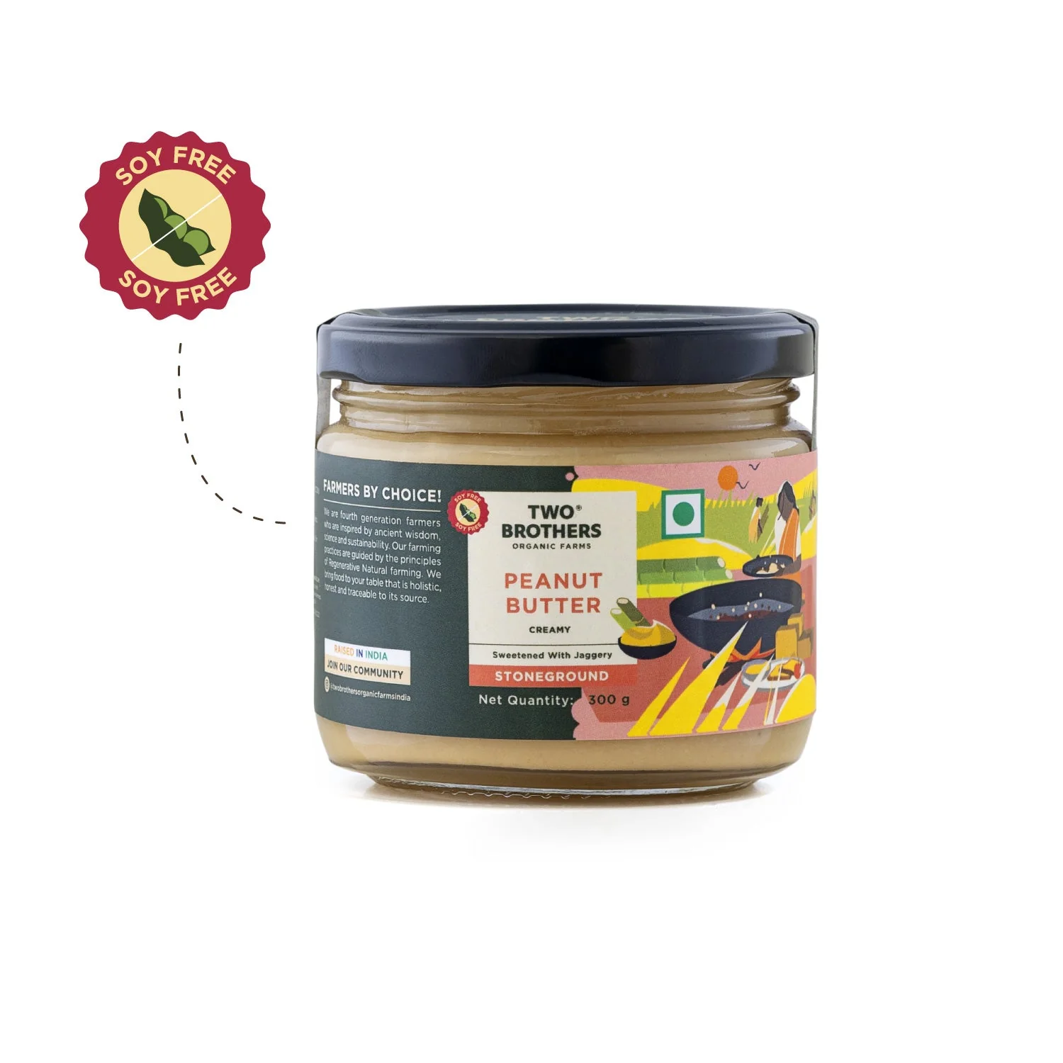 Peanut Butter, Creamy with Jaggery, Stoneground - Image 11