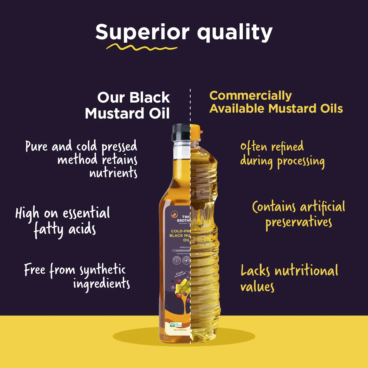 Black Mustard Oil I Cold-Pressed - Image 3