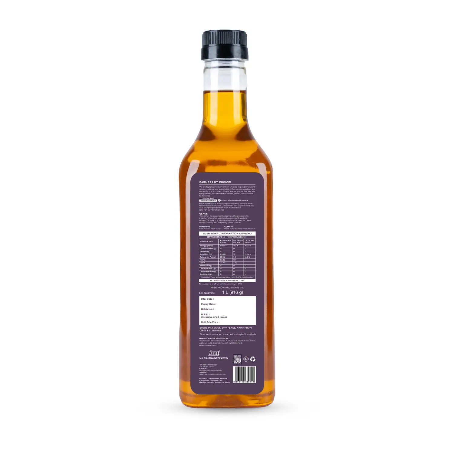 Black Mustard Oil I Cold-Pressed - Image 10