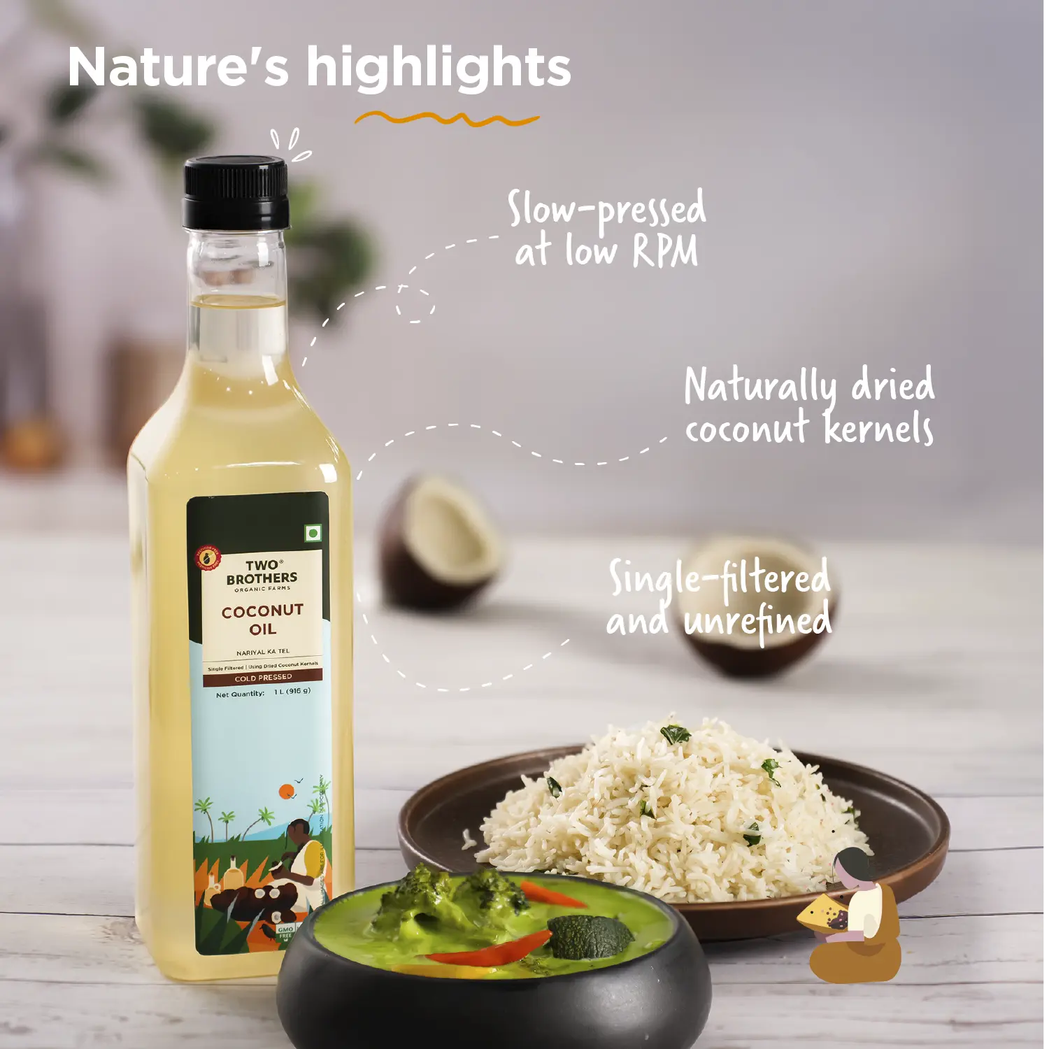 Coconut Oil, Cold-Pressed, Unrefined - Image 4