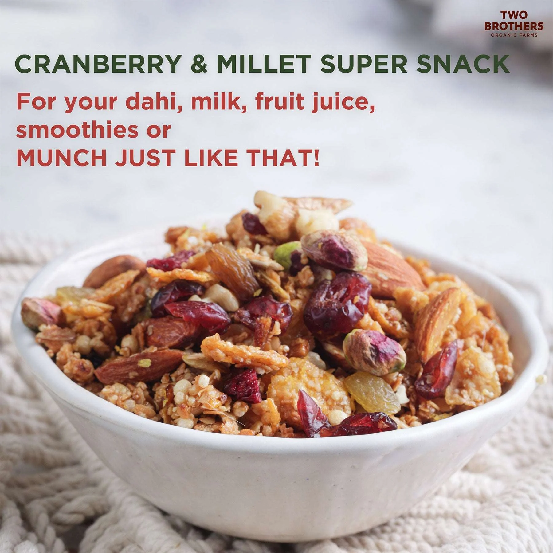 Cranberry & Millet Super Snack 150g -BYOB - Image 12