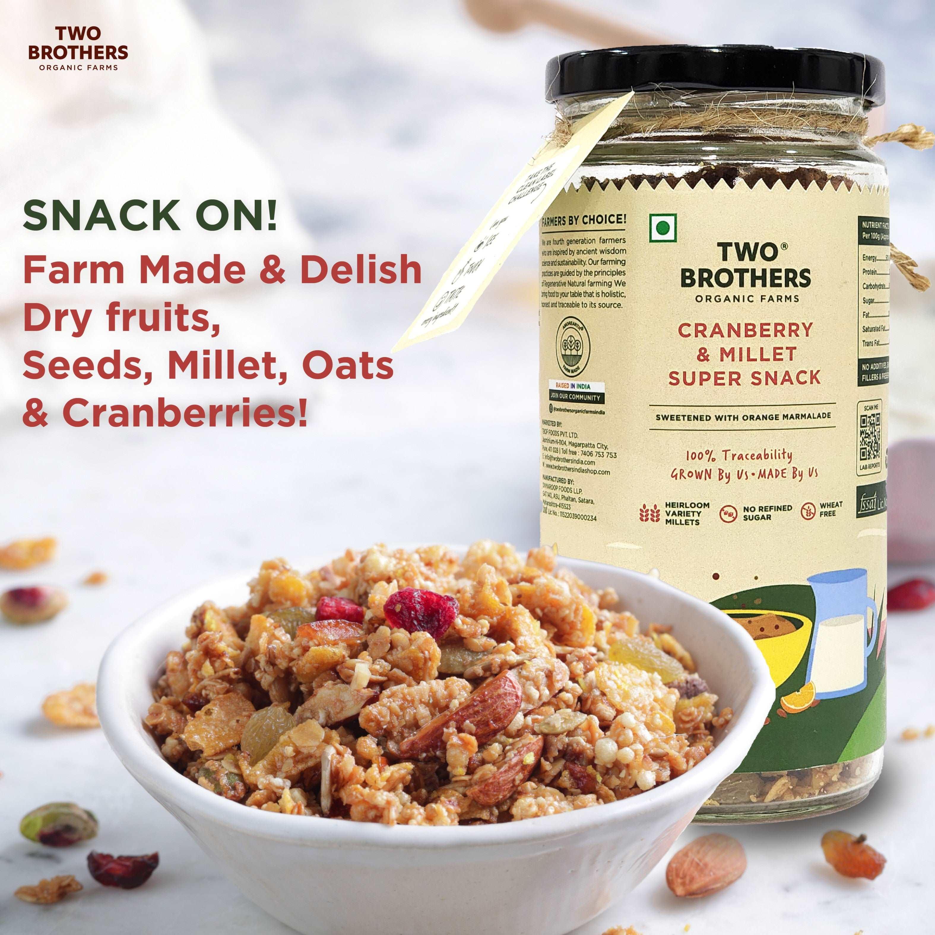 Cranberry & Millet Super Snack 150g -BYOB - Image 5