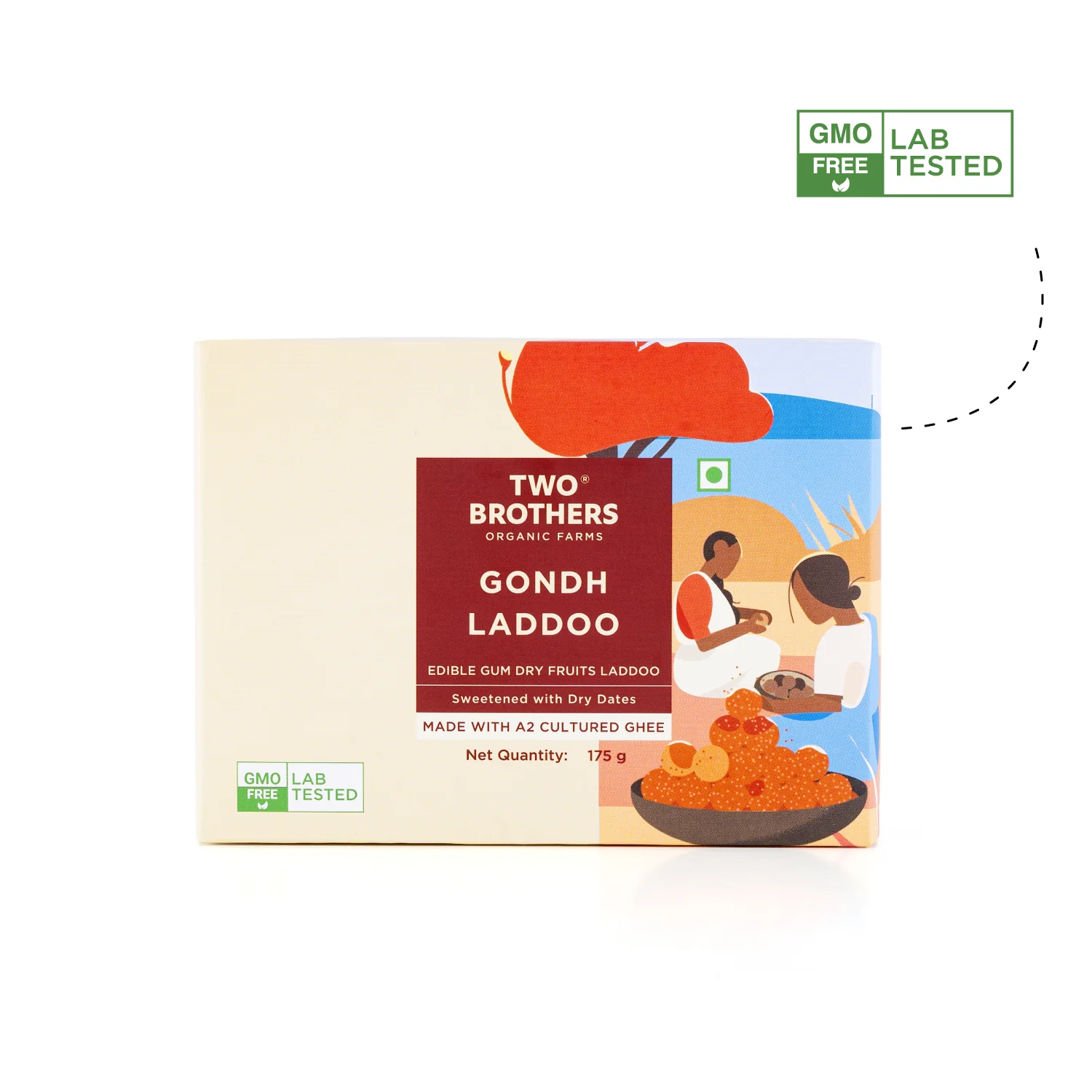 Dink|Gondh (Edible Gum) Laddoo, No Sugar - Image 3