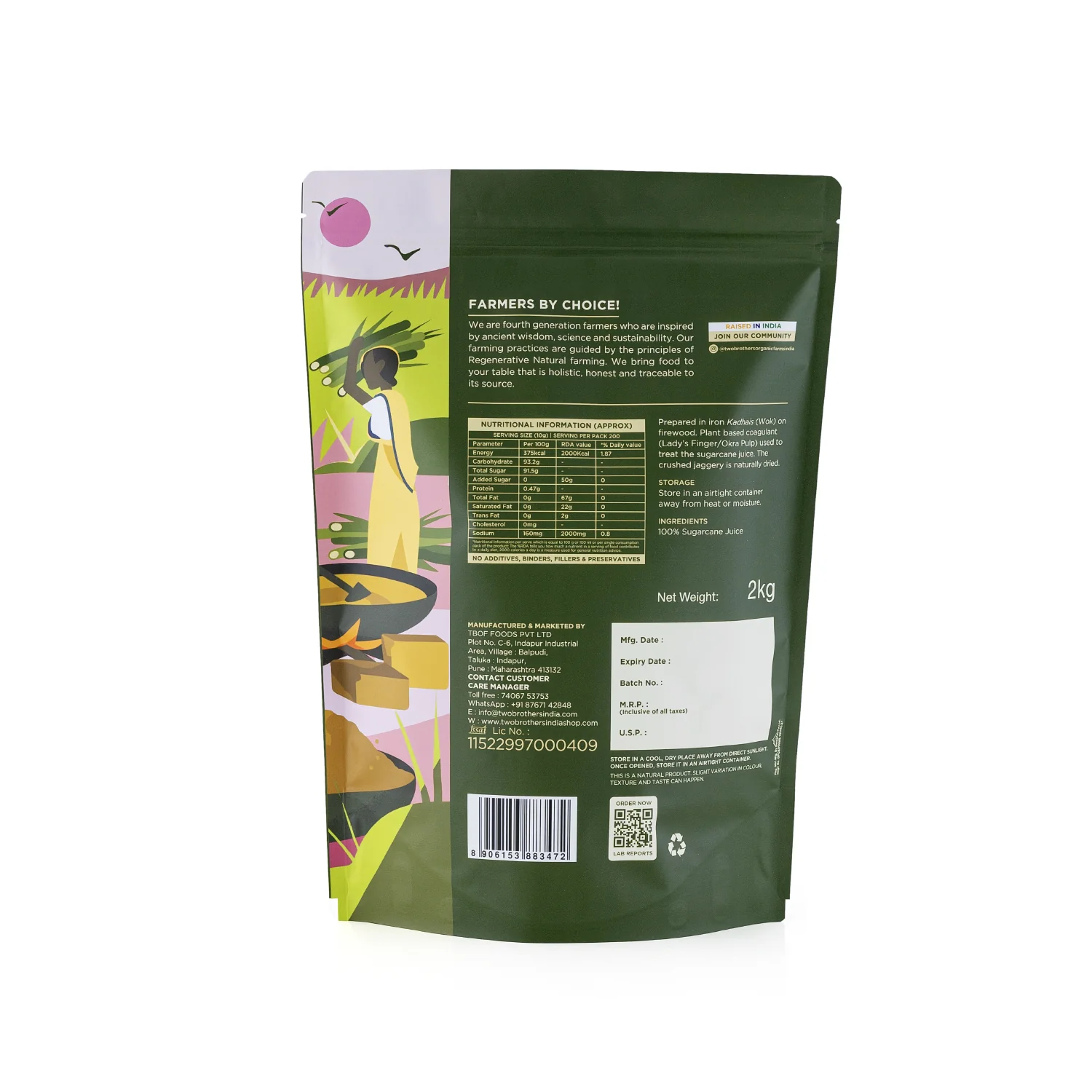 500ml A2 Cow Ghee + Sugarcane Jaggery Crushed Granular - Image 12