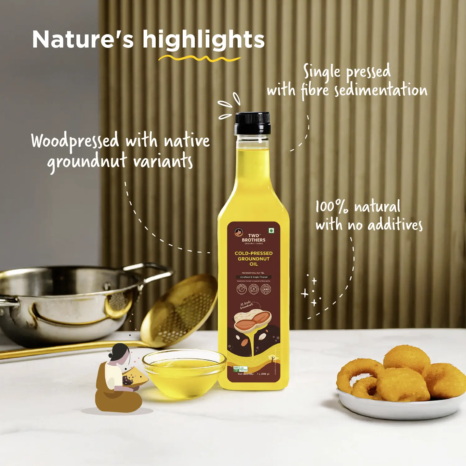Groundnut Oil, Cold-Pressed, Single-filtered - Image 4