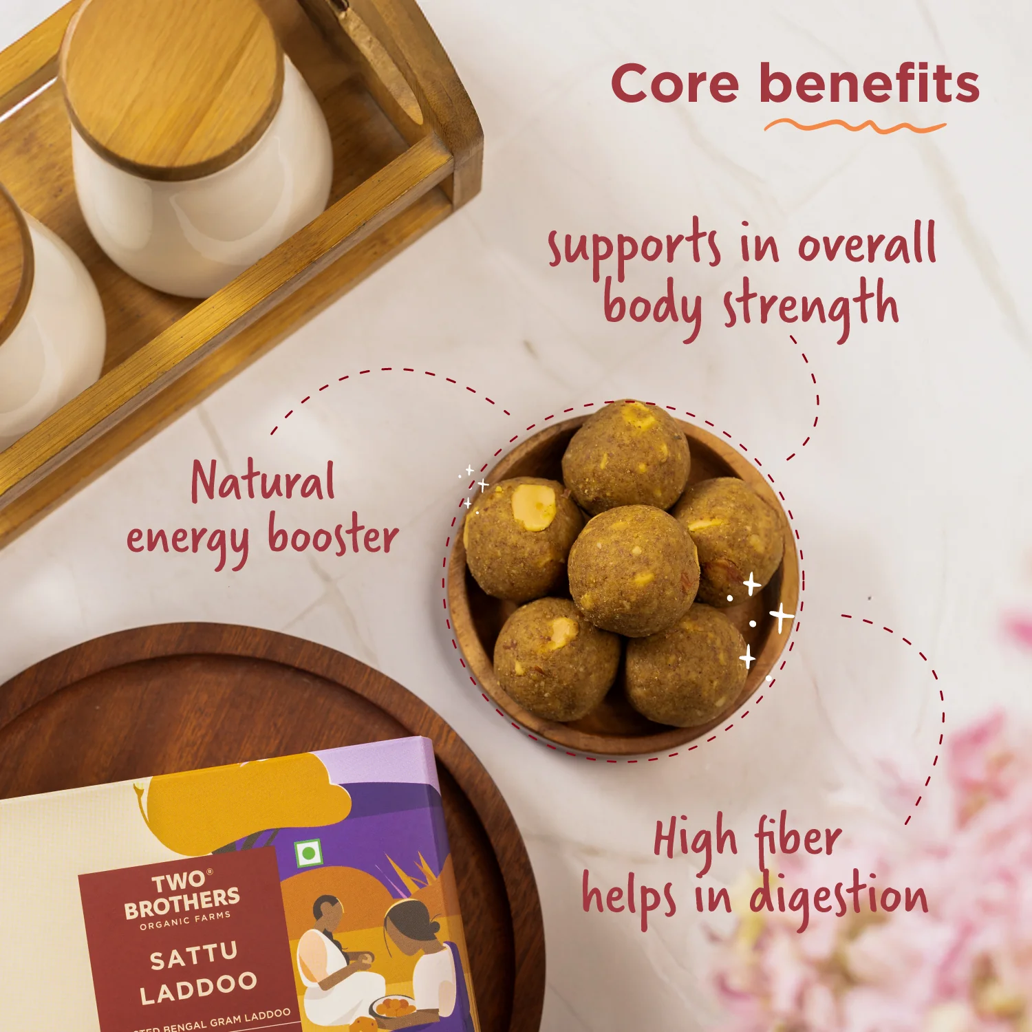 Sattu and Jaggery Laddoo, No Sugar - Image 5