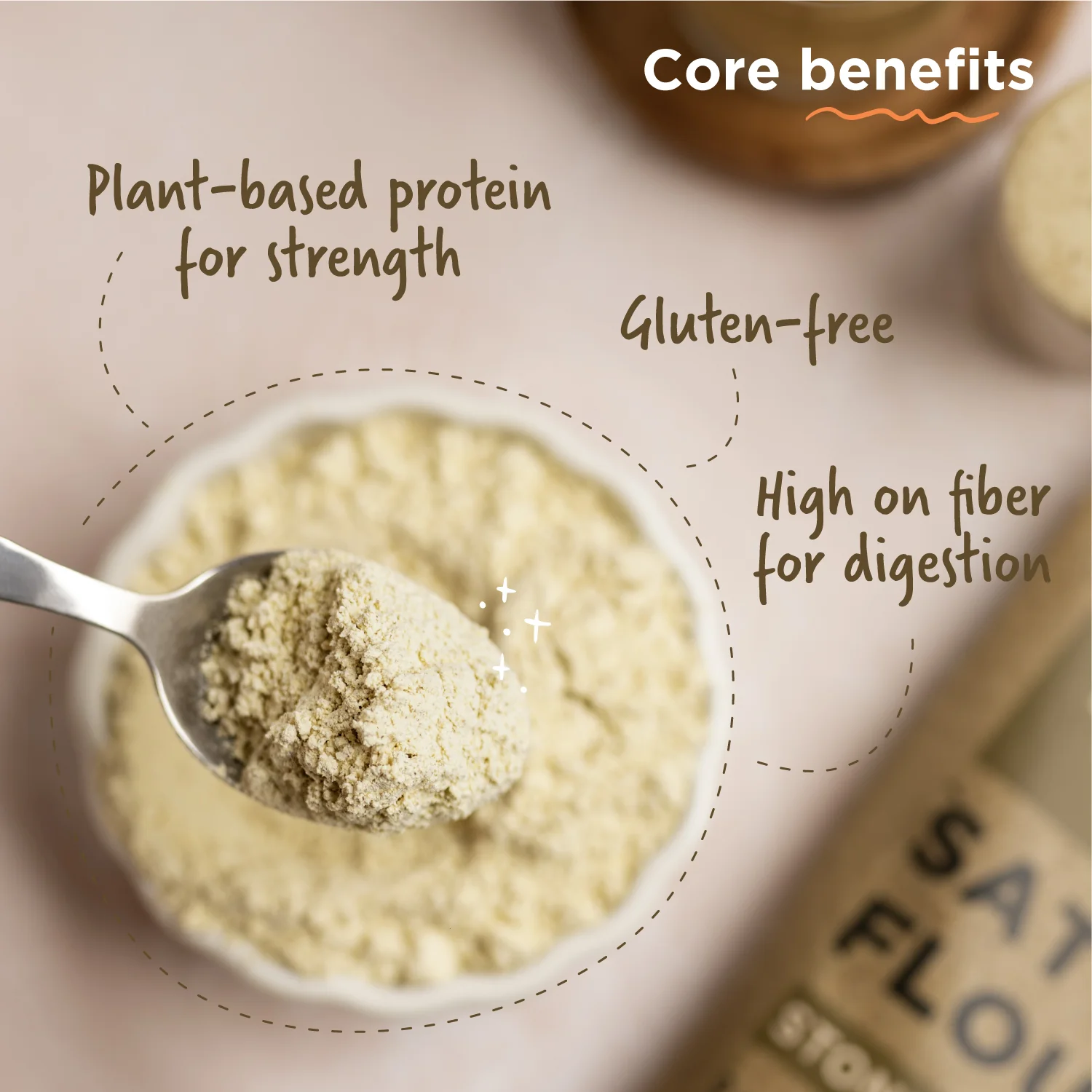 Sattu Atta, Stoneground 1kg -BYOB - Image 4