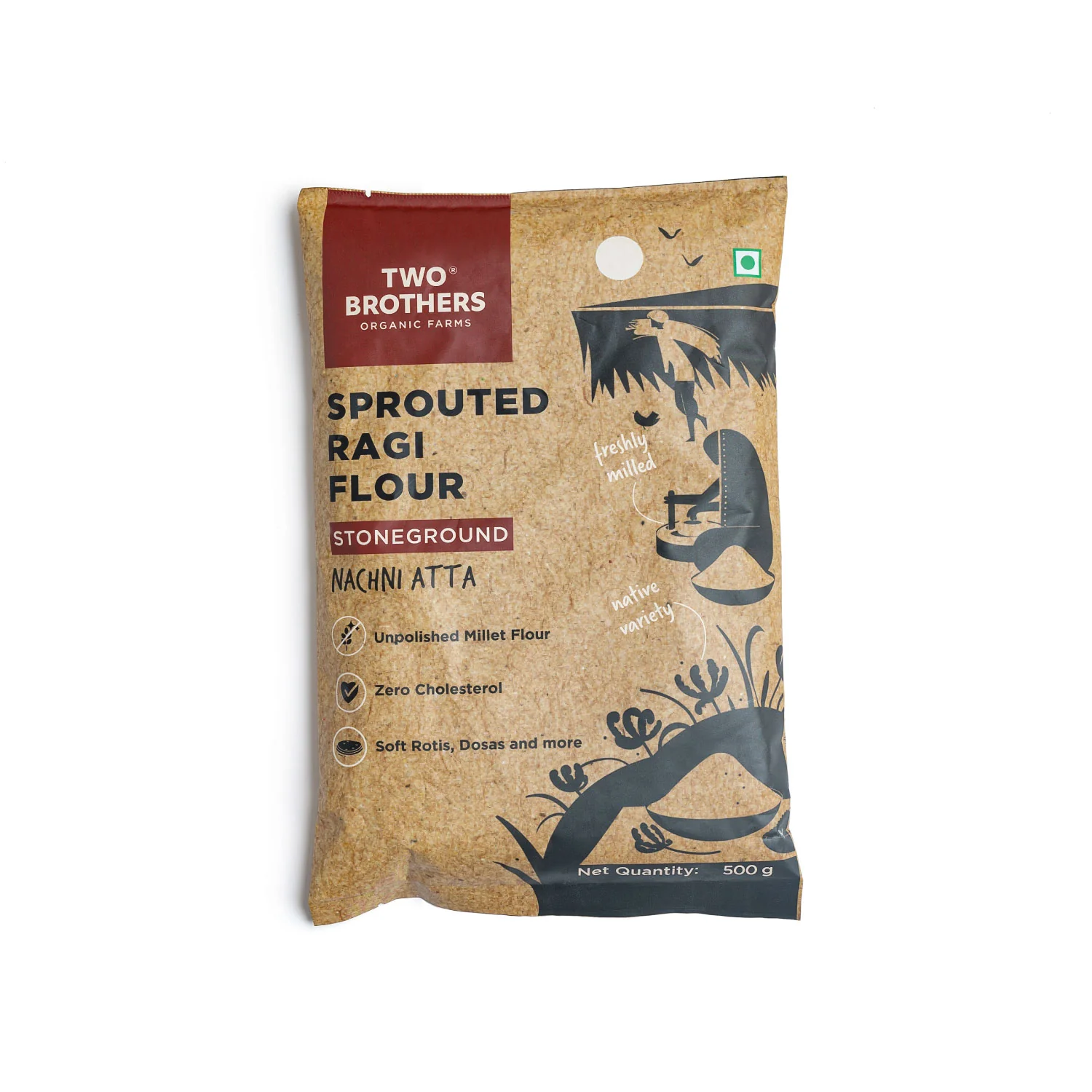 Sprouted Ragi Flour - Nachni Satva 500g - Image 3