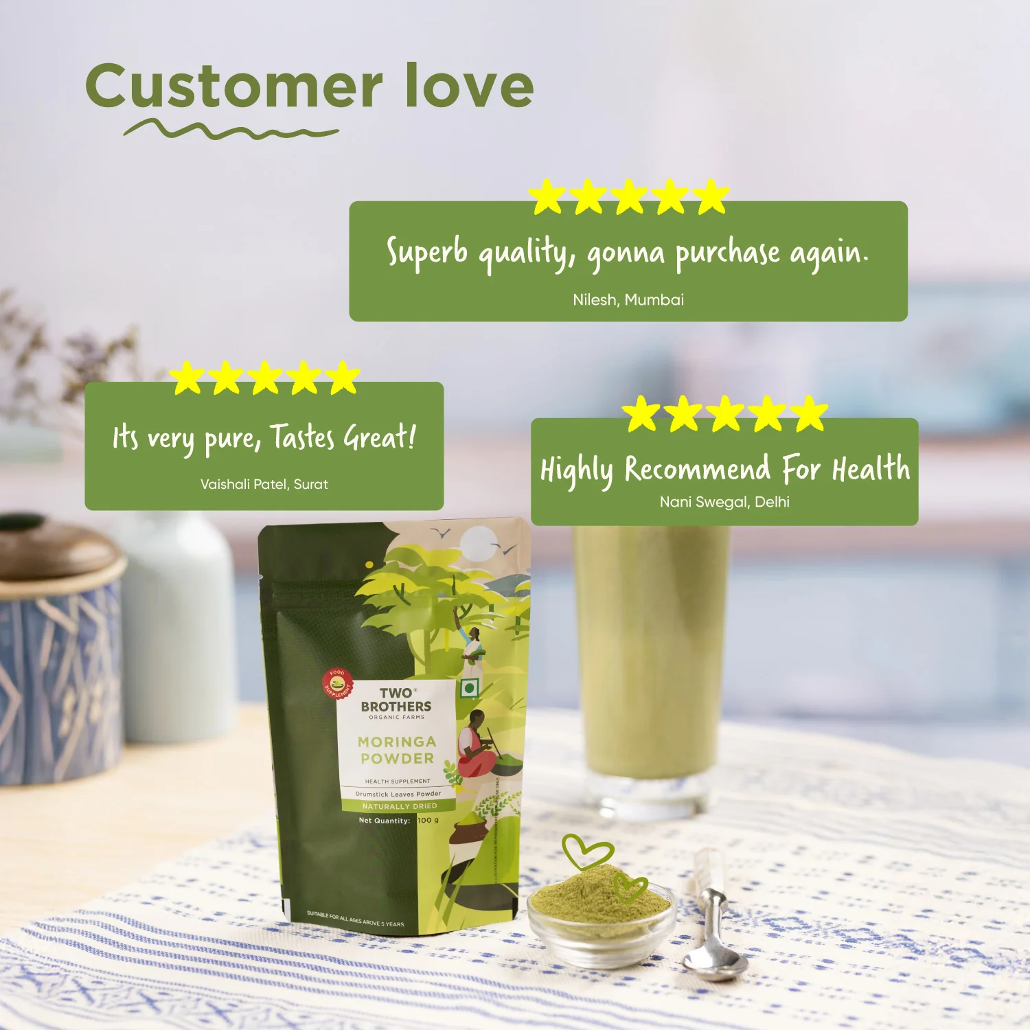 Moringa Powder, Chemical-Free Lab-Tested - Image 7